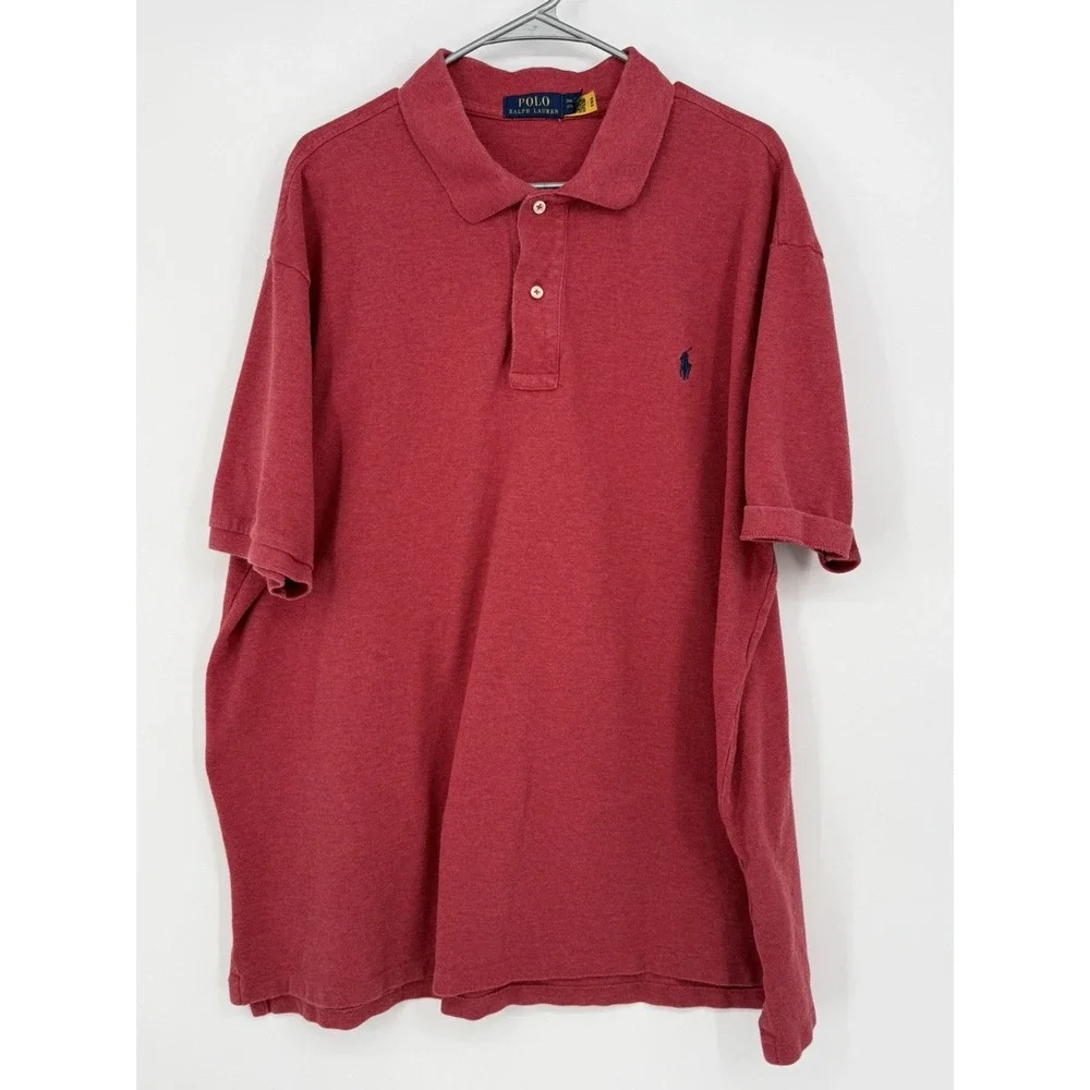 Polo Ralph Lauren Red Short Sleeve Polo 3XB
